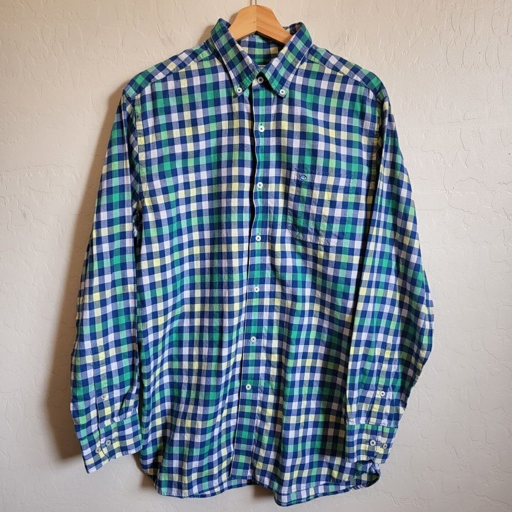 Southern Tide Classic Fit Lightweight Flannel Plaid Shirt Multicolor Size Mens M